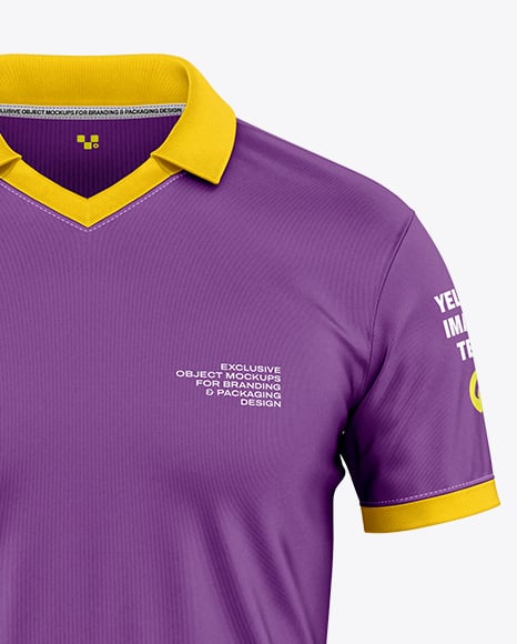 Soccer Polo Jersey Mockup