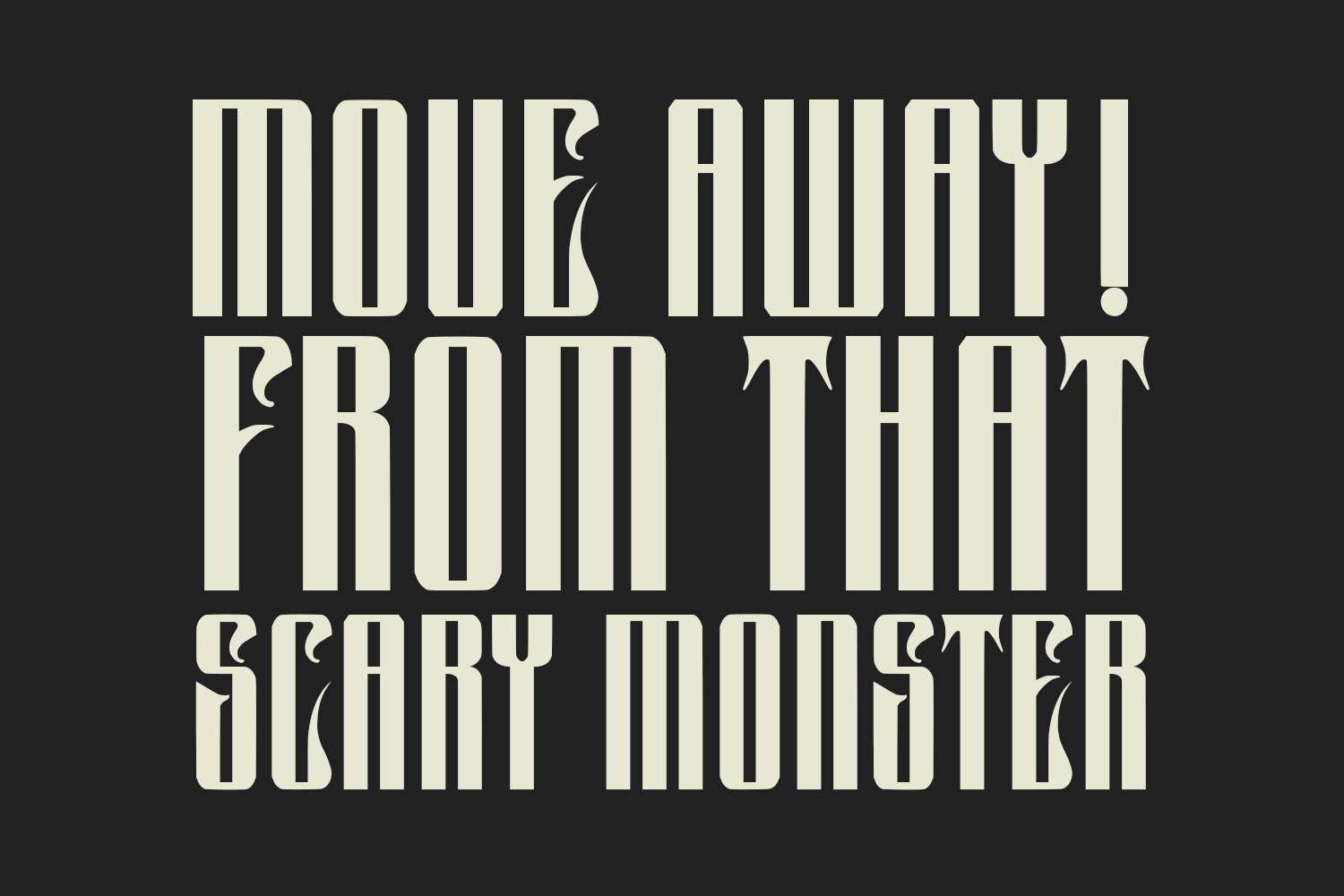 Qiropt Bold Modern Blackletter Display Typeface