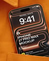iPhone 17 Pro Max in Pocket Mockup