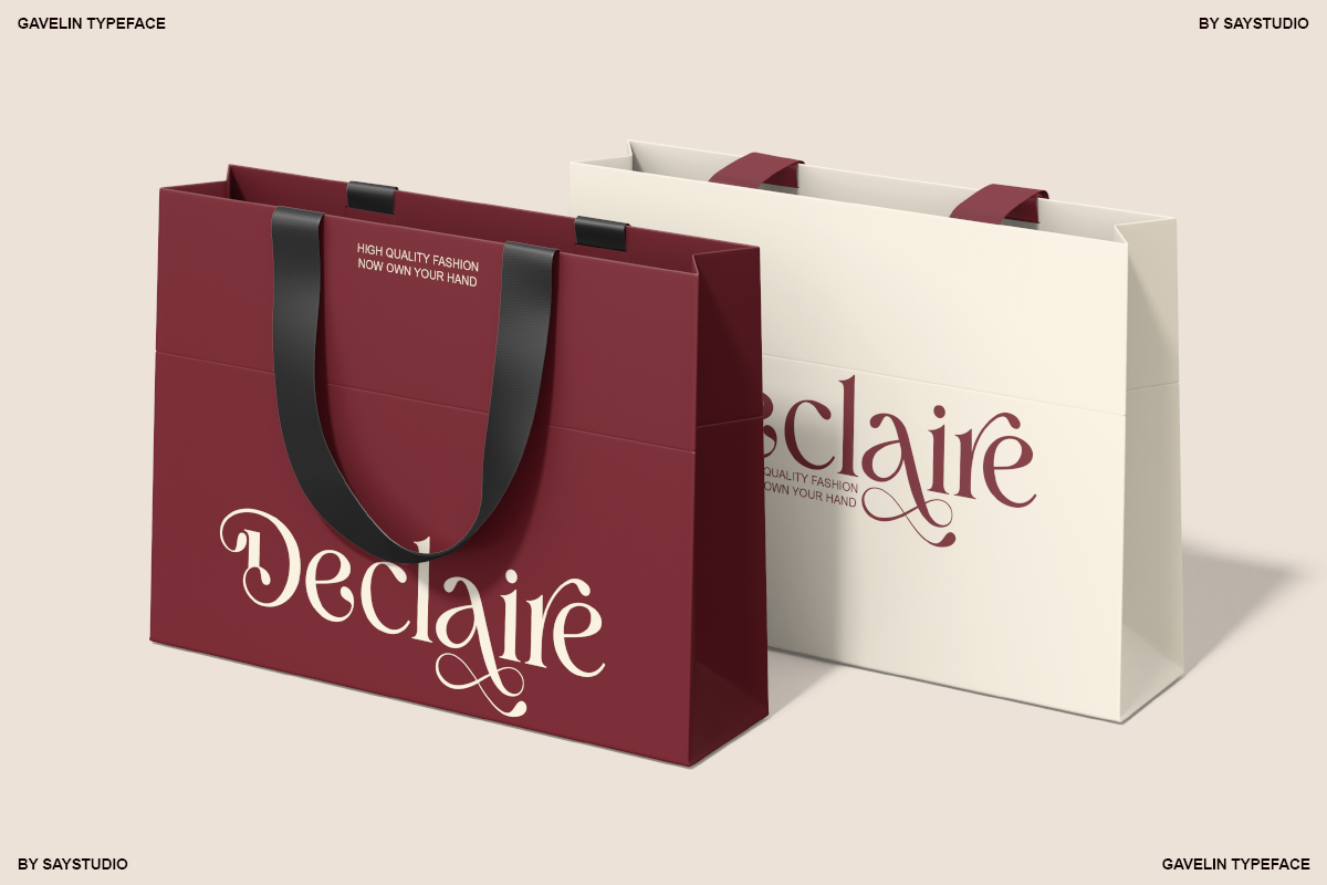 Gavelin - Luxury Serif Font
