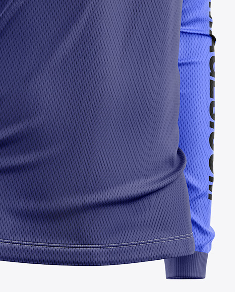 Mesh Jersey Mockup - Half Side View