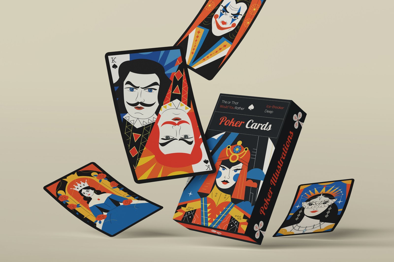 Poker Illustration Art Set