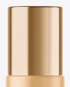Frosted Glass Cosmetic Bottle with Pump Mockup
