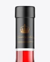Clear Glass Red Wine Bottle Mockup