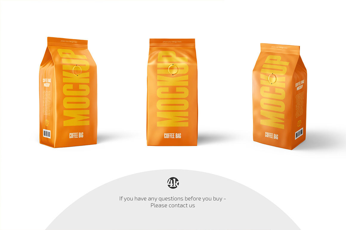 Coffee Bag Mockup Set