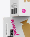 Two Paper Boxes Mockup