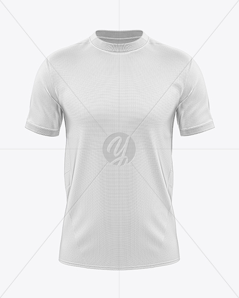 Round Collar Soccer Jersey Mockup