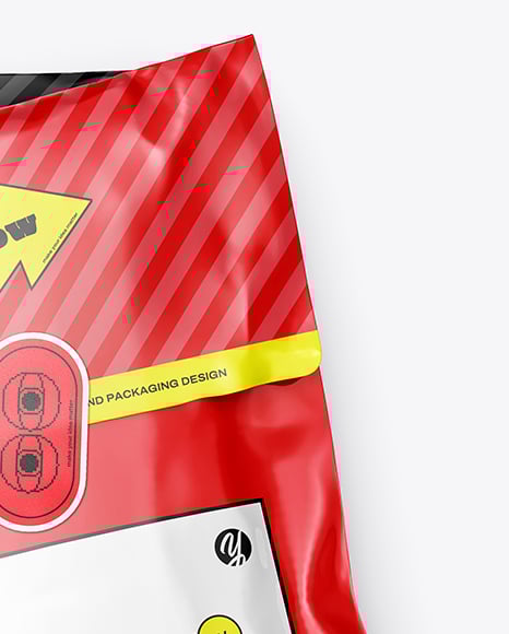 Glossy Mailing Bags Mockup