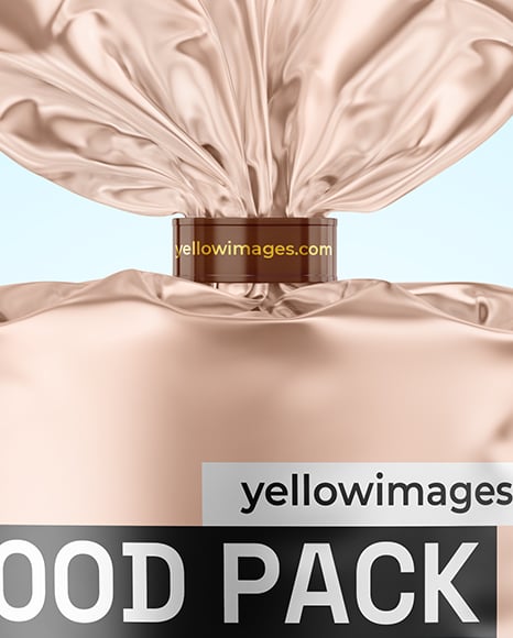 Matte Metallic Package Mockup