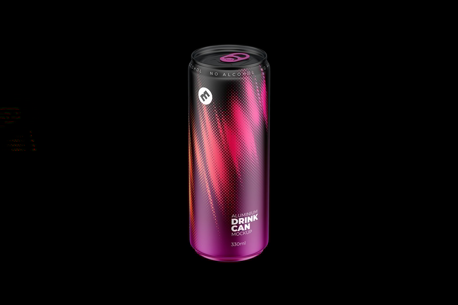 Sleek 330ml Aluminium Can Mockup
