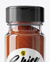 Spice Glass Jar with Smoked Paprika Mockup