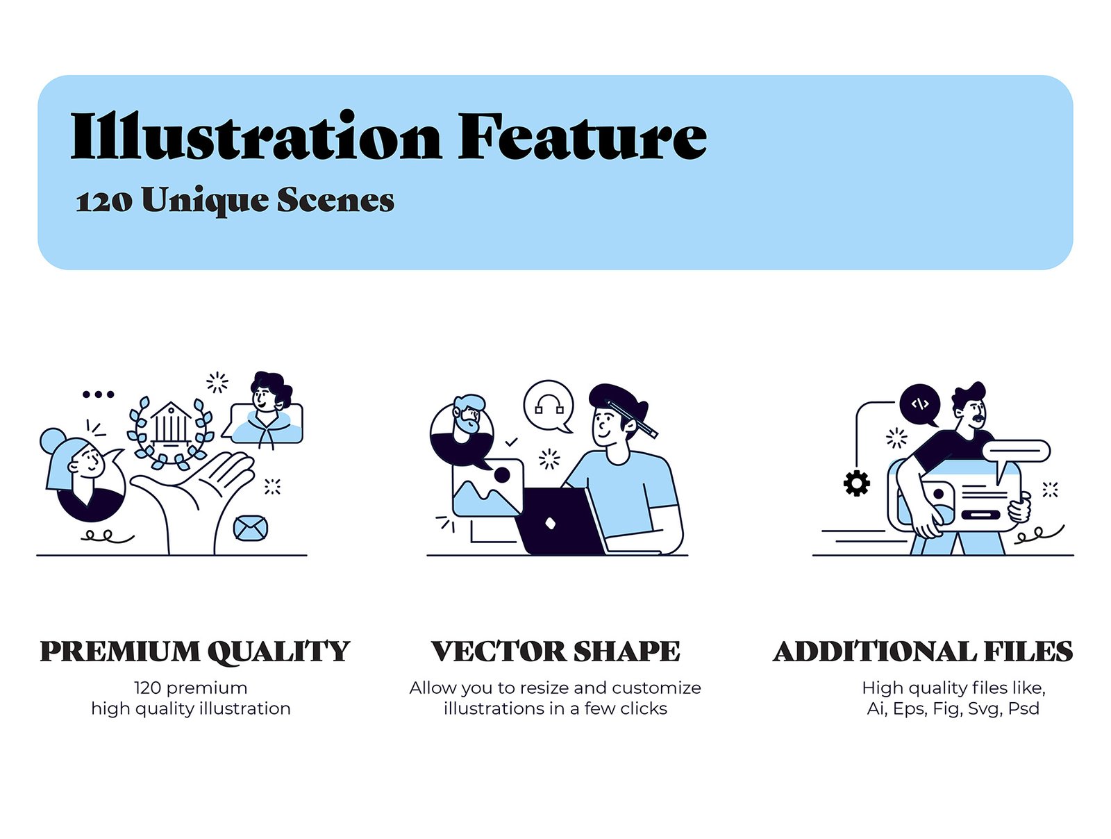 Business &amp; Tech Mega Bundle – 10 Flat Illustration Sets for Modern Digital Design