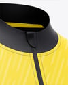 Full-Zip Long Sleeve Jersey Mockup