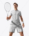 Man Wearing Tennis Uniform Mockup