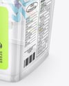 Clear Plastic Food Container Mockup