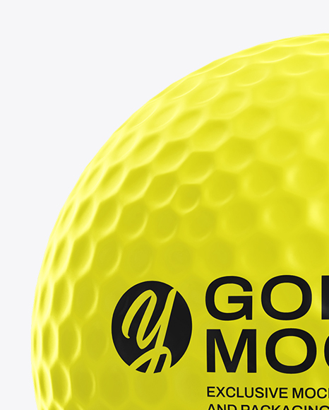 Golf Ball Mockup