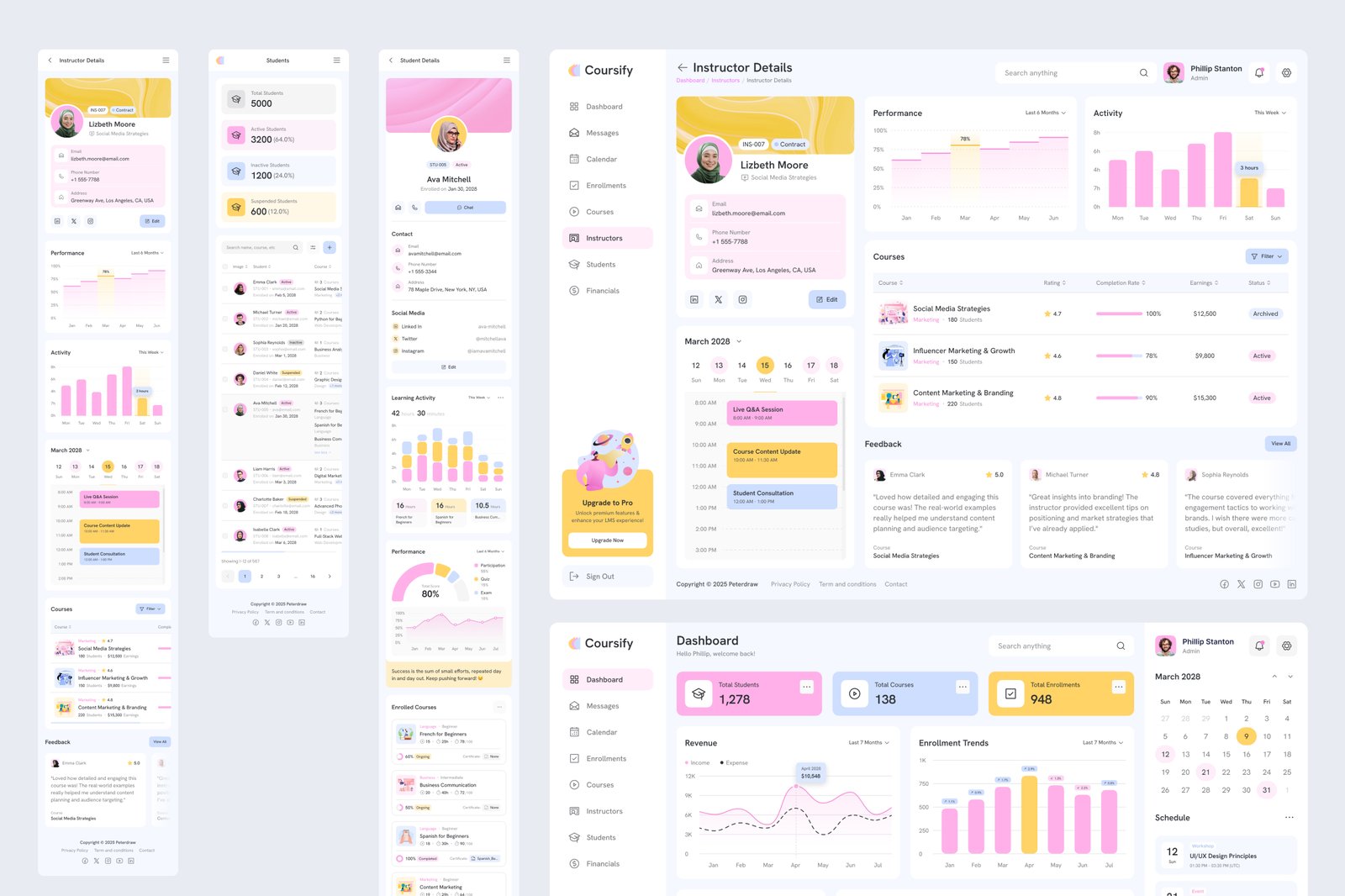 Coursify - Learning Management System Dashboard