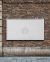 Billboard on a Brick Wall Mockup