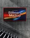 Billboard in Underground Passage Mockup