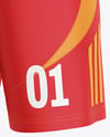 Training Short Sleeve Kit Mockup - Back Half Side View