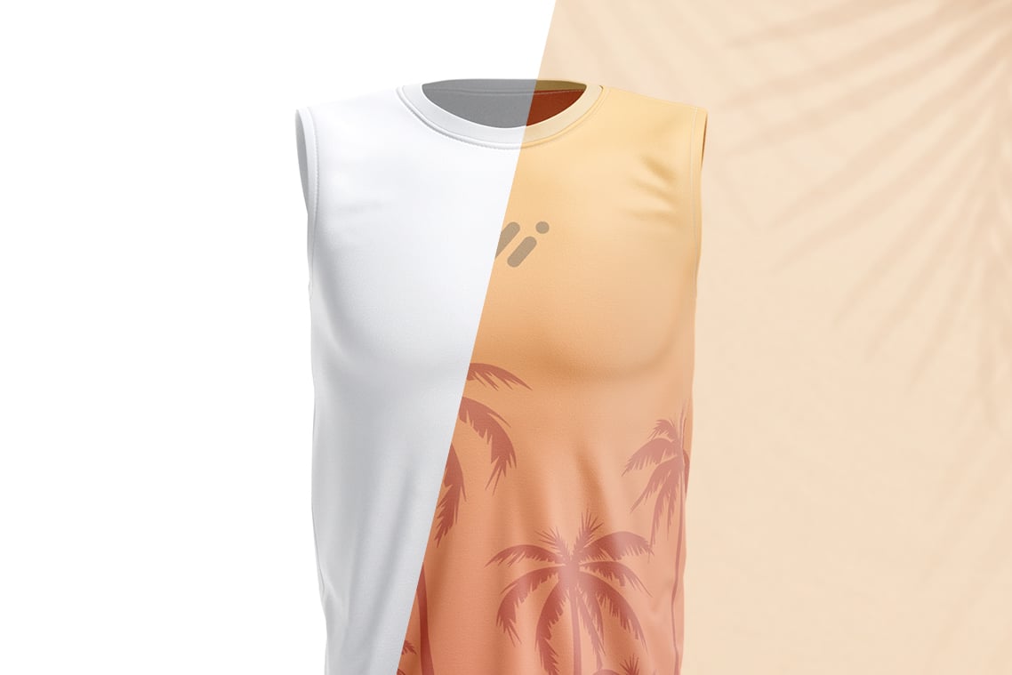 Sleeveless Shirt Animated Mockup