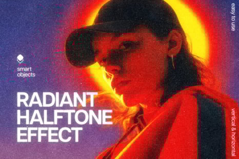 Radiant Halftone Photo Effect - Add-Ons