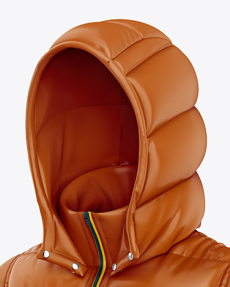 Glossy Down Jacket Mockup