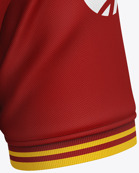 Men's Short Sleeve Polo Shirt Mockup