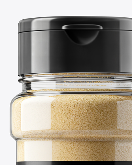 Plastic Spice Jar with Onion Powder Mockup