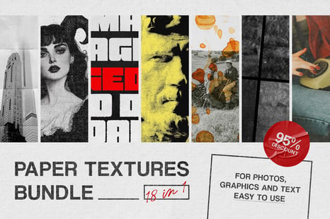 Paper Textures Bundle - Exploding website bundle bundle bundle typeface