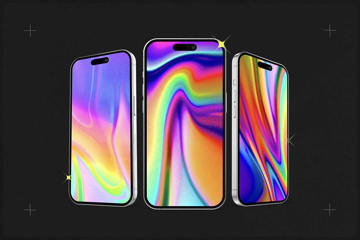 Vivid — Acid Gradient Textures