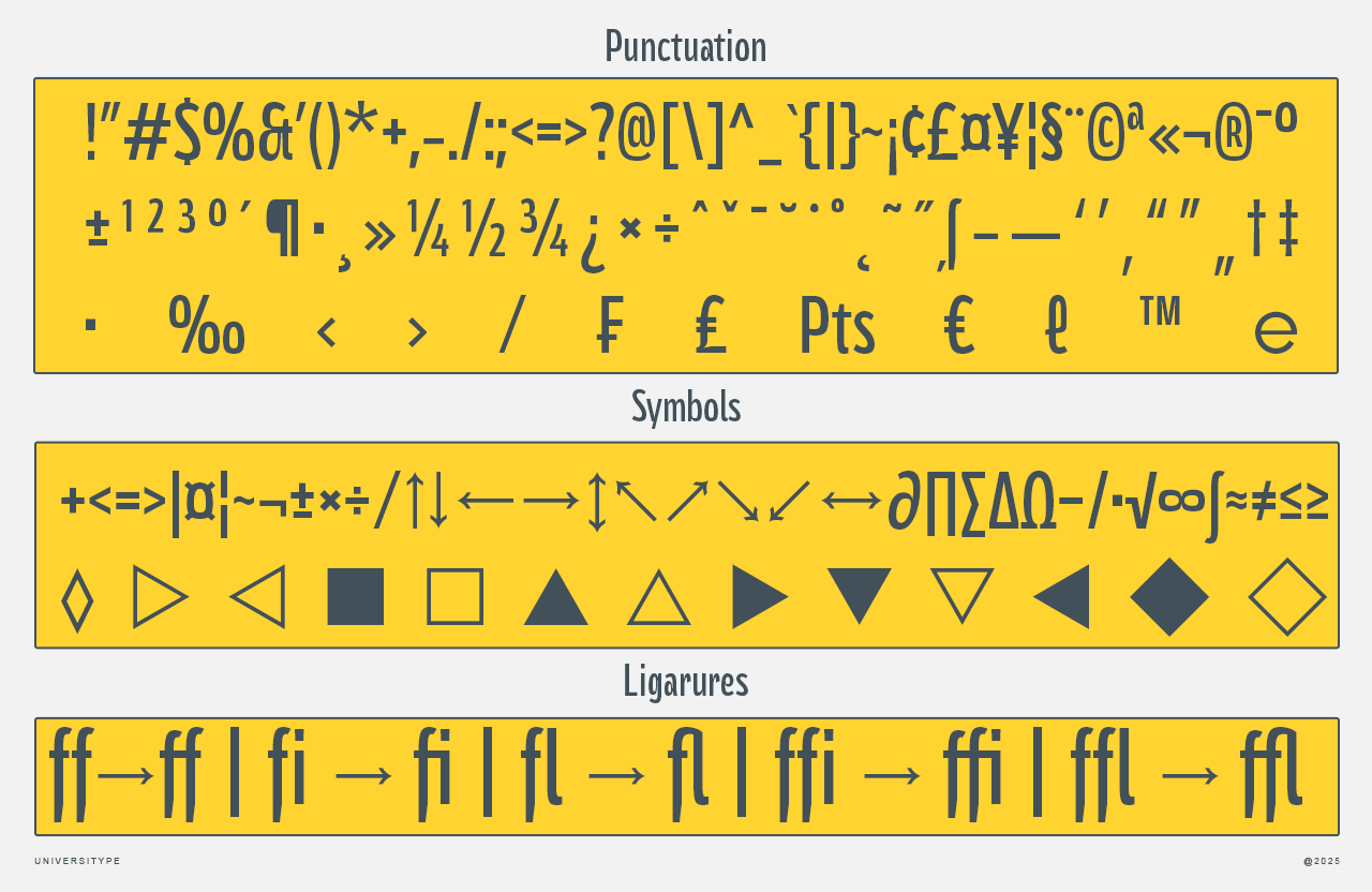 UT Polnuma - A Versatile Sans Serif Font