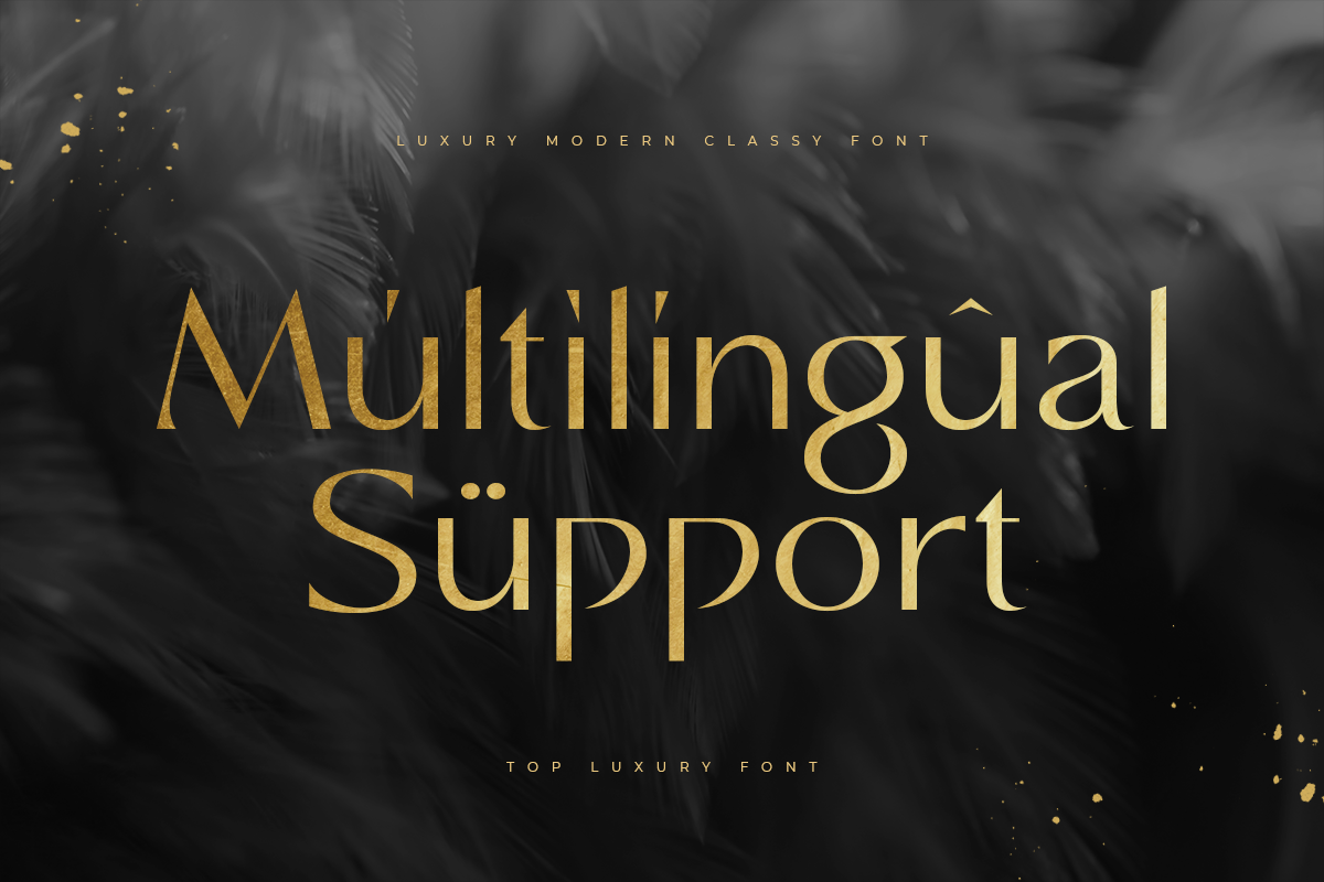 Top Luxury - Luxury Modern Classy Font