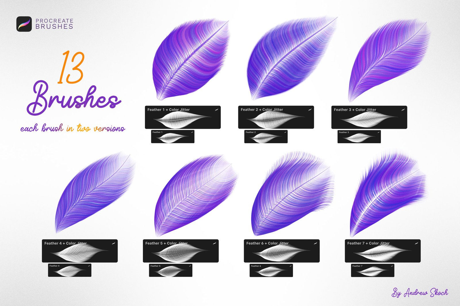 Feathers Procreate Brushes