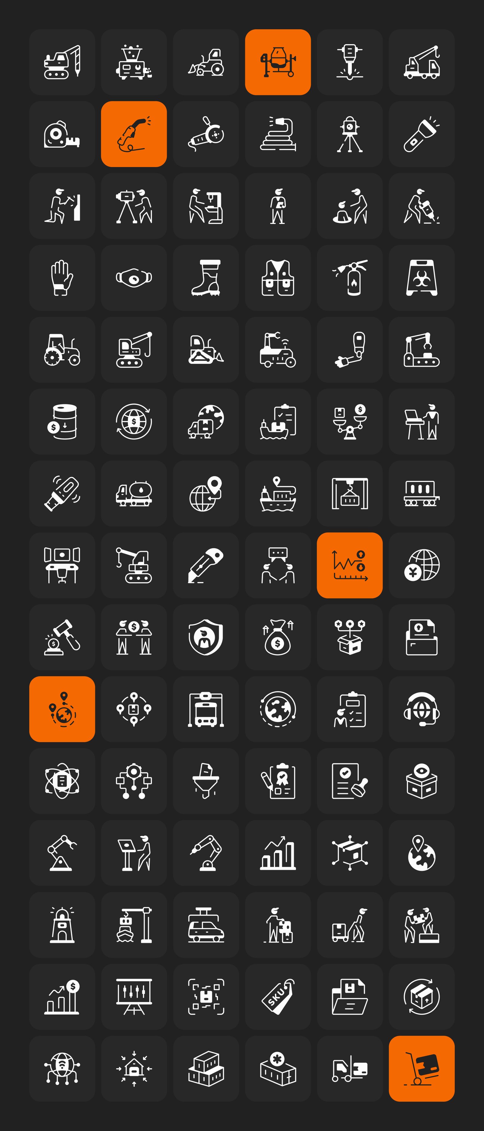 Modern Industry Icons Bundle
