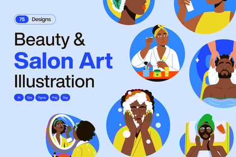 Beauty and Salon Art Set