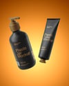 Pump Bottle with Tube Mockup