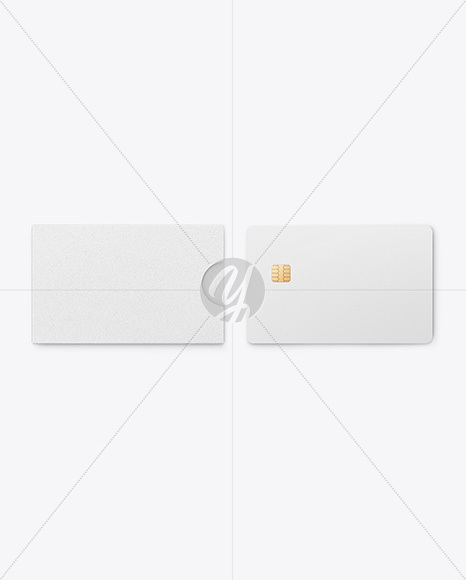 Credit Card w/ Kraft Cardholder Mockup