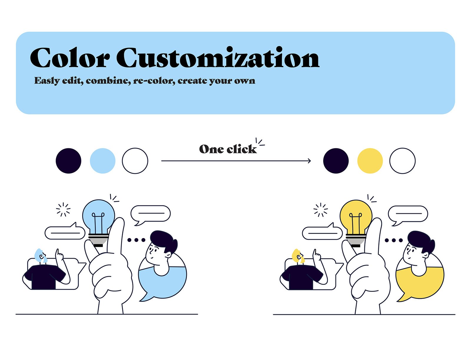 Business &amp; Tech Mega Bundle – 10 Flat Illustration Sets for Modern Digital Design