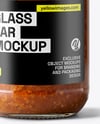 Glass Jar with Meat Ragu Mockup
