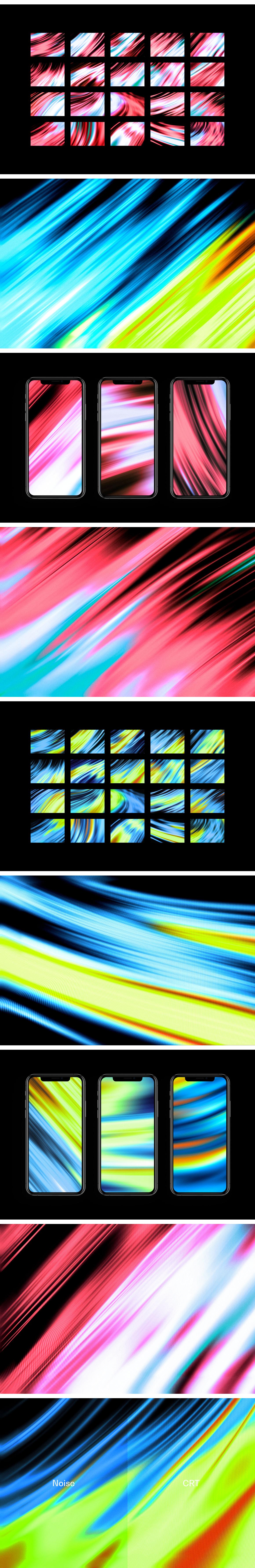 Motion Energy Gradient Backgrounds