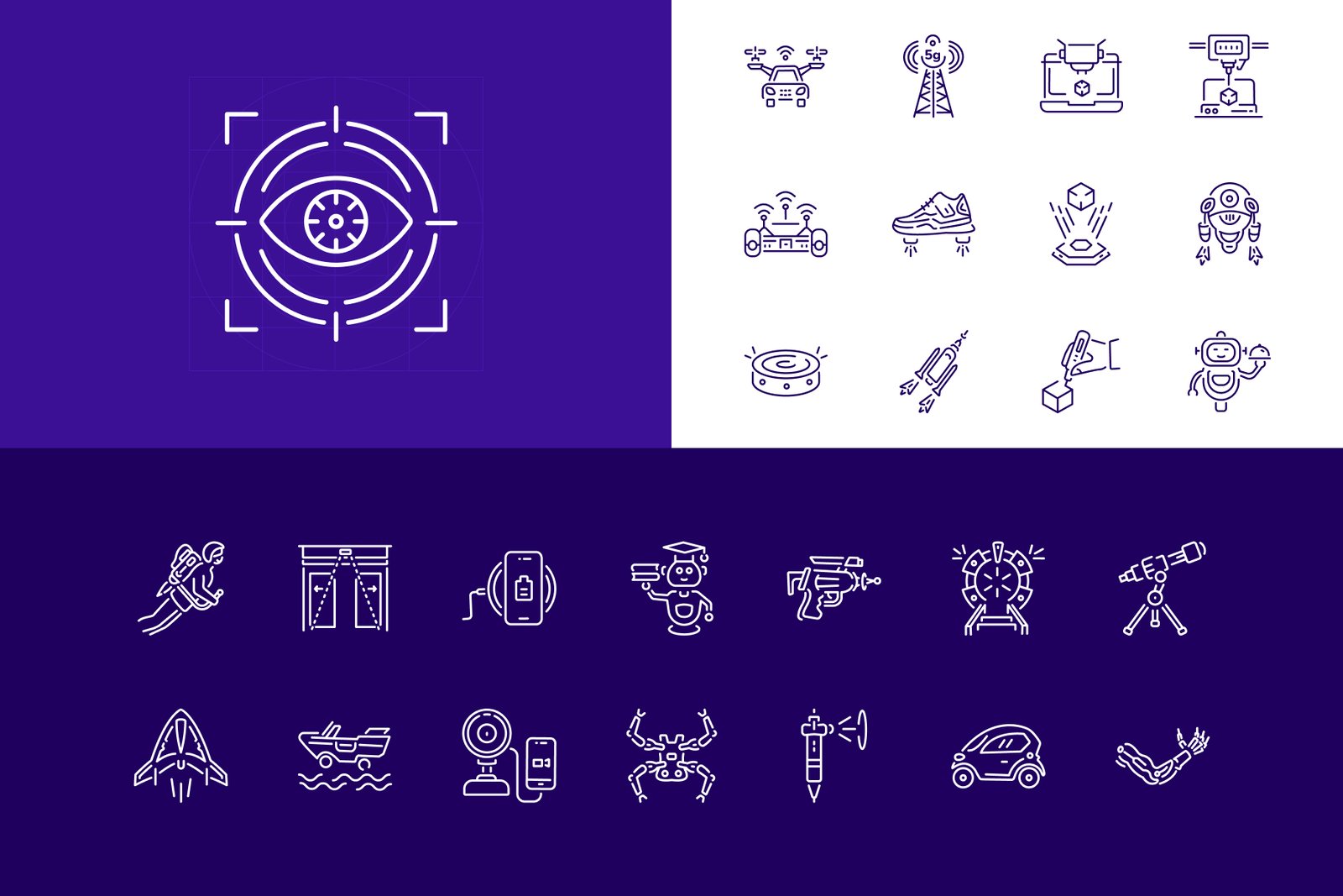 Tech and Innovation Icon Set