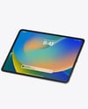 iPad Pro Mockup – Landscape Front View