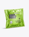Metallic Snack Package Mockup
