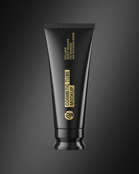 Glossy Cosmetic Tube Mockup