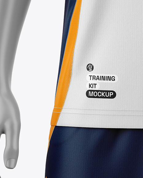 Training Sleeveless Kit Mockup - Front View