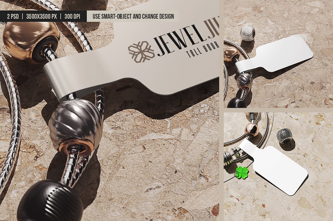 Jewelry Tag Mockup