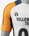Training Short Sleeve Full Soccer Kit Mockup - Front View