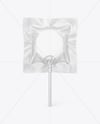 Matte Lollipop Sachet Mockup