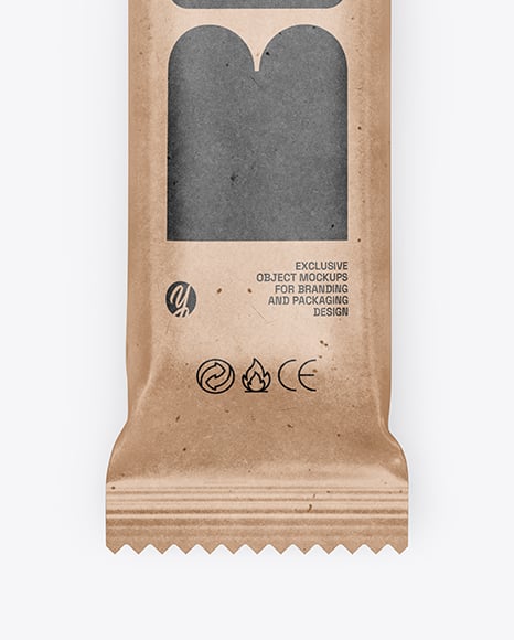 Kraft Stick Sachet Mockup
